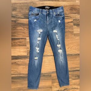 Torrid Distressed Bombshell Skinny Jeans